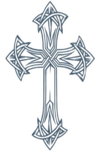 Temporary Tattoos- Biker Cross