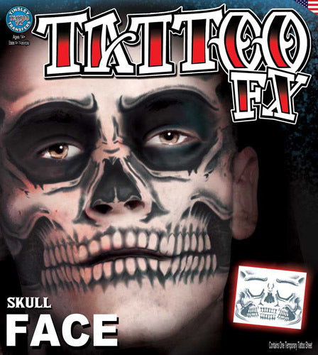 Temporary Tattoos- Skull Face