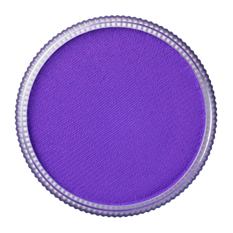 TAG Neon Purple face paint 32g colour swatch top view TAG Neon Purple face paint 32g colour swatch top view