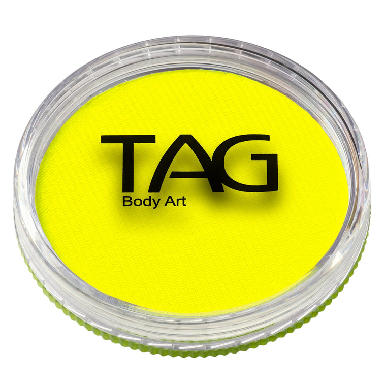 TAG Neon Yellow face paint 32g with lid TAG Neon Yellow face paint 32g with lid