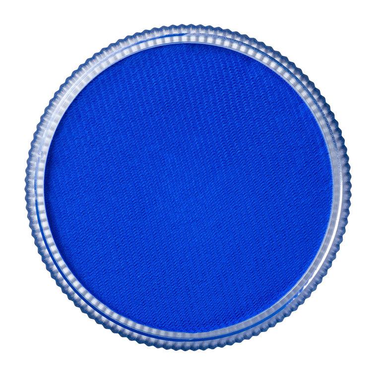 TAG Regular Royal Blue face paint 32g colour swatch top view TAG Regular Royal Blue face paint 32g colour swatch top view