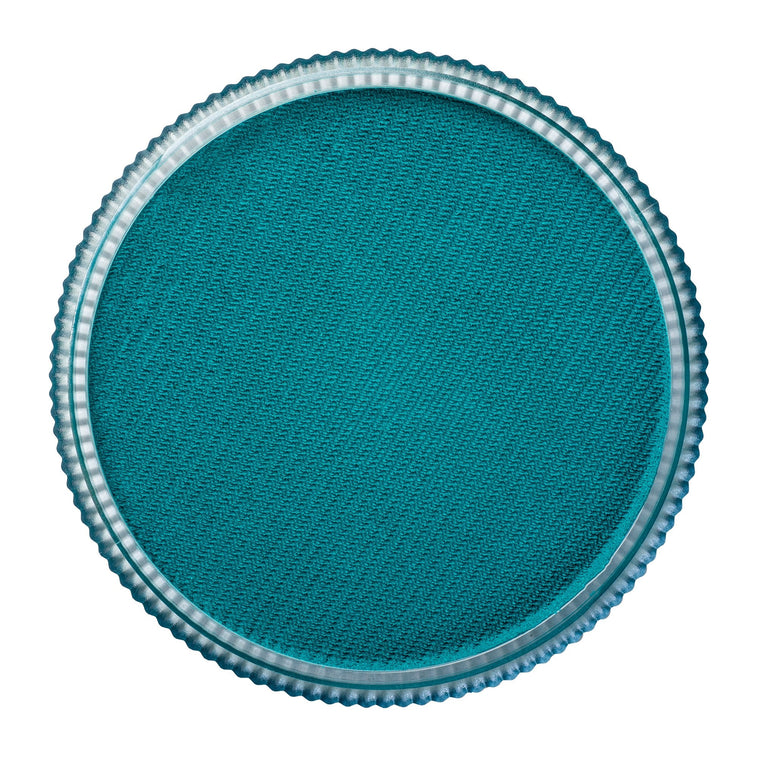 TAG Regular Turquoise face paint 32g colour swatch top view TAG Regular Turquoise face paint 32g colour swatch top view