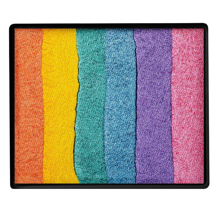 TAG Split Cake Pearl Rainbow colour swatch top view TAG Split Cake Pearl Rainbow colour swatch top view