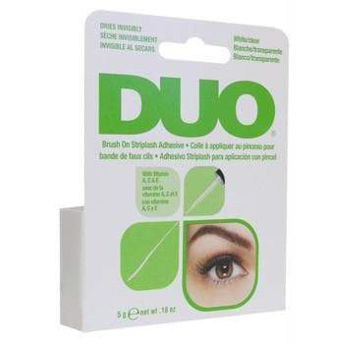 Duo Eyelash Glue White Brush On