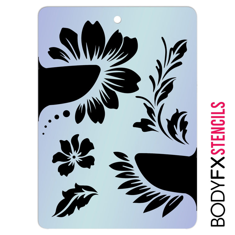 Floral Eye Stencil Floral Eye Stencil