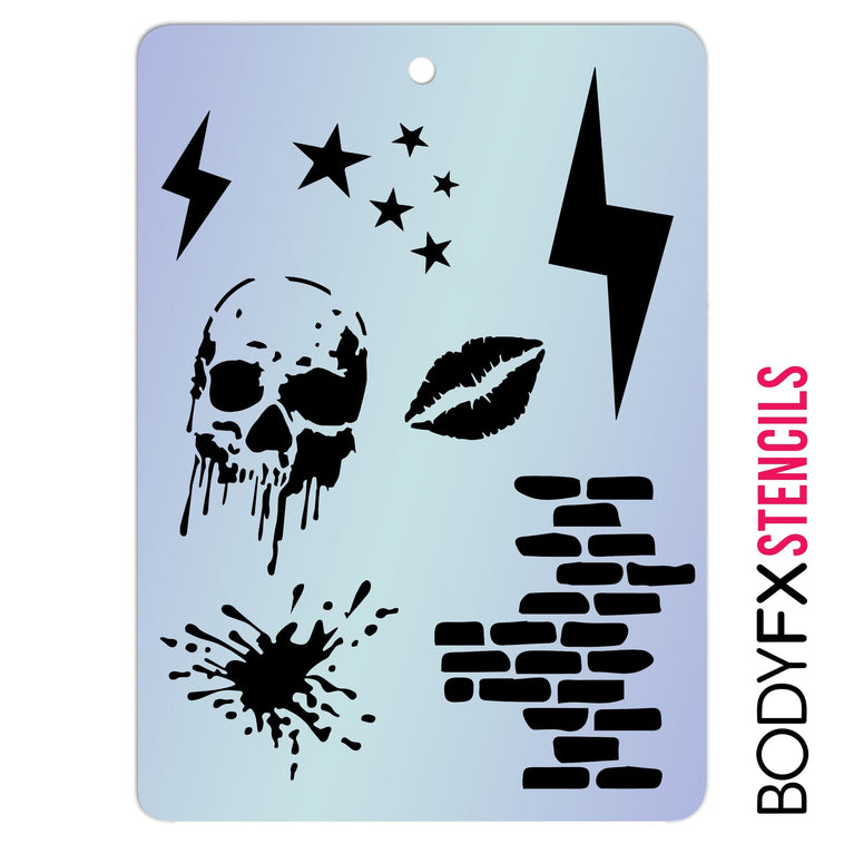 Rock! Stencil Rock! Stencil