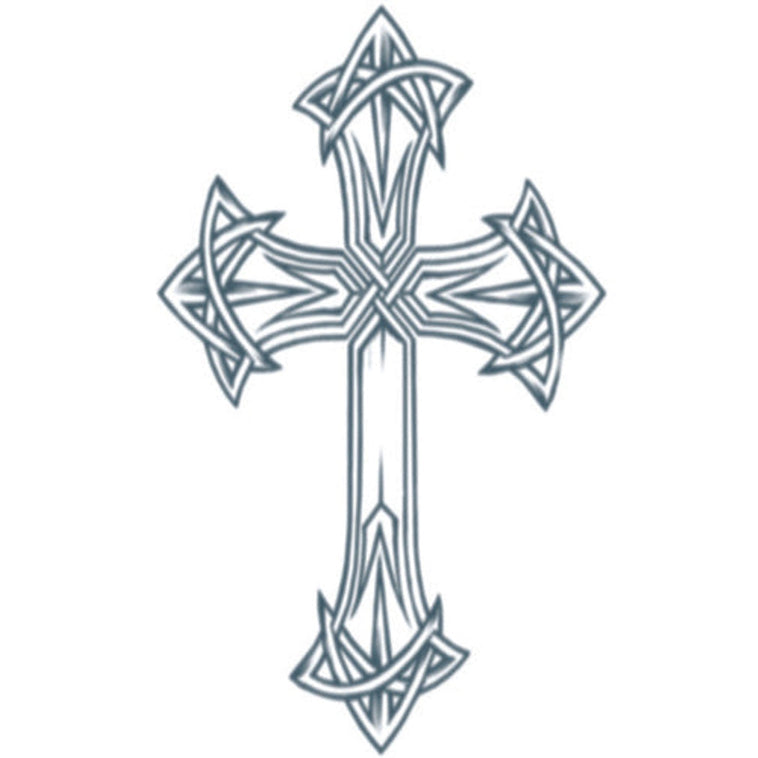 Temporary Tattoos- Biker Cross Temporary Tattoos- Biker Cross