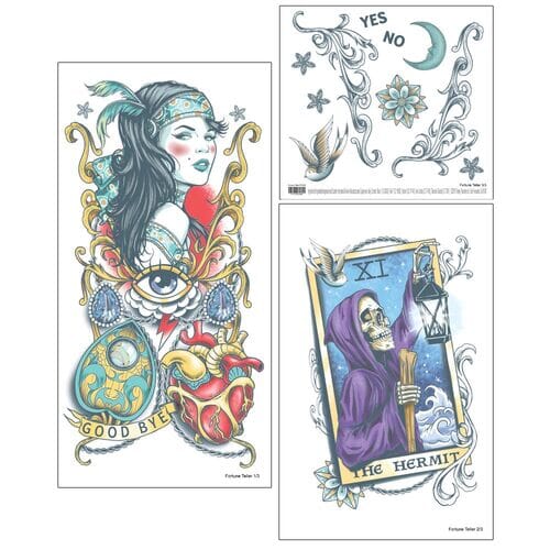 Temporary Tattoos- Fortune Teller Sleeve Temporary Tattoos- Fortune Teller Sleeve