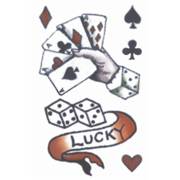 Temporary Tattoos- Lucky 1940/1950 Temporary Tattoos- Lucky 1940/1950