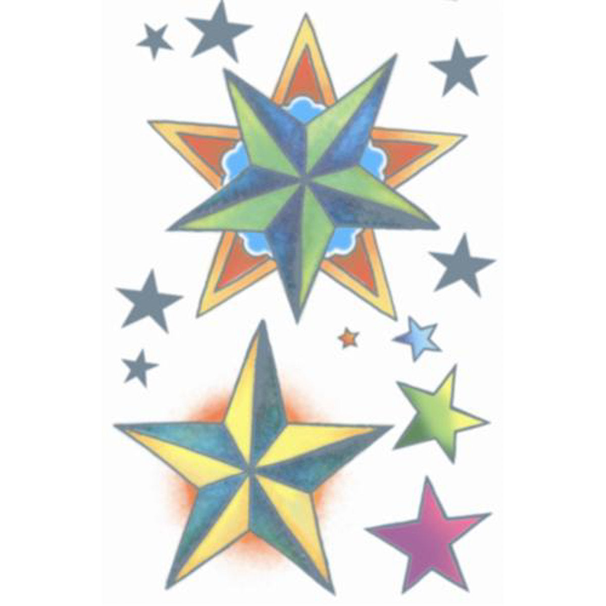 Temporary Tattoos- Nautical Stars