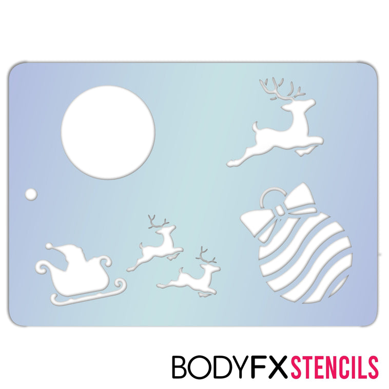 Christmas Moon Layer Stencil Christmas Moon Layer Stencil