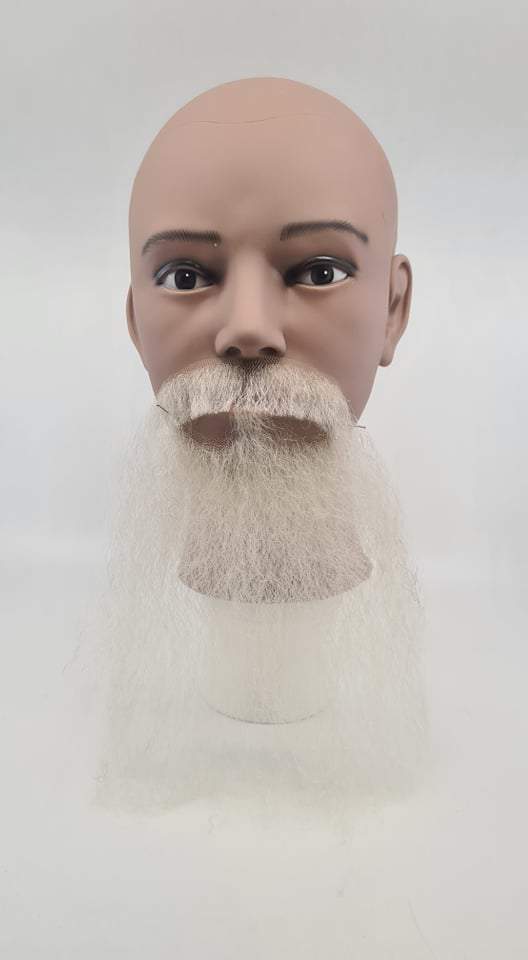 Confucius Beard and Moustache- Grey