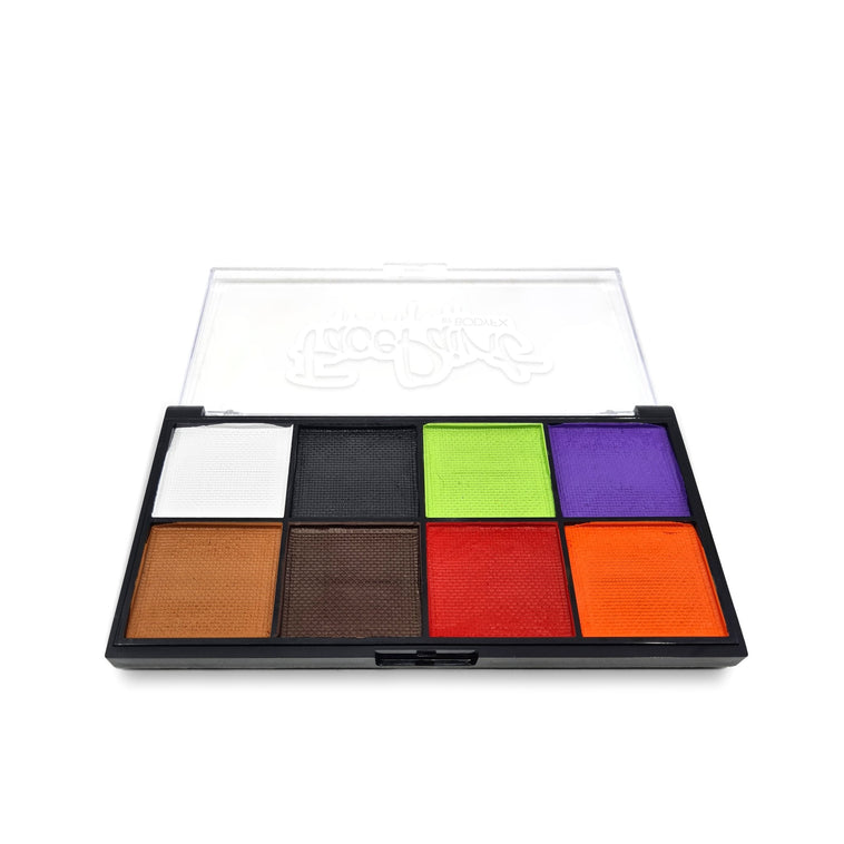 Halloween face paint palette with Mini Halloween stencil Halloween face paint palette with Mini Halloween stencil