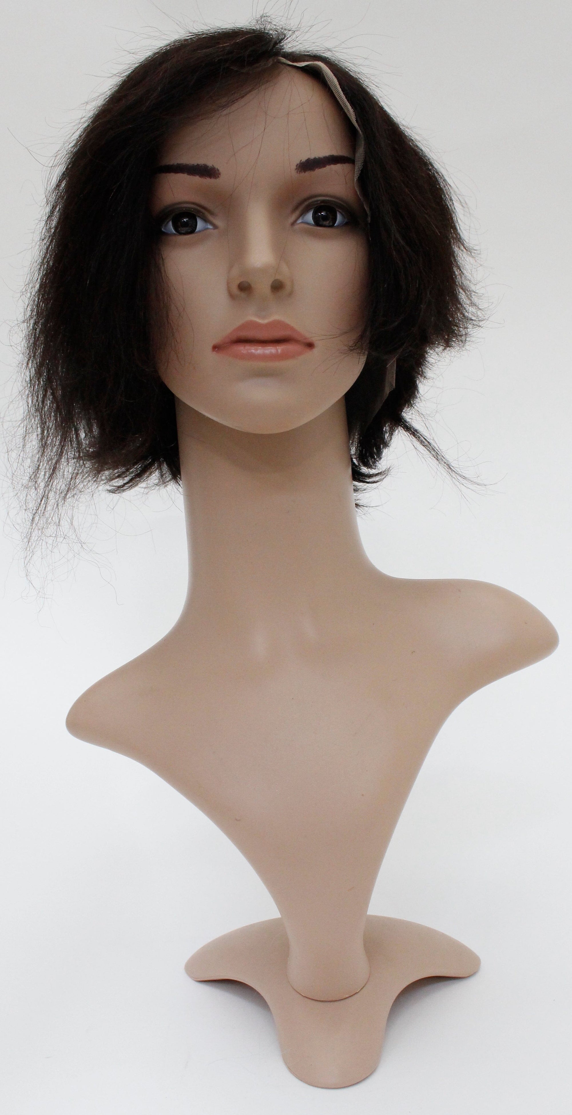 LACE Front short scruffy black wig