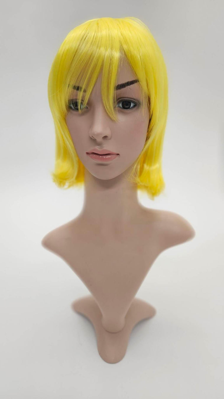 Summer- Yellow Bob with Fringe Wig Summer- Yellow Bob with Fringe Wig