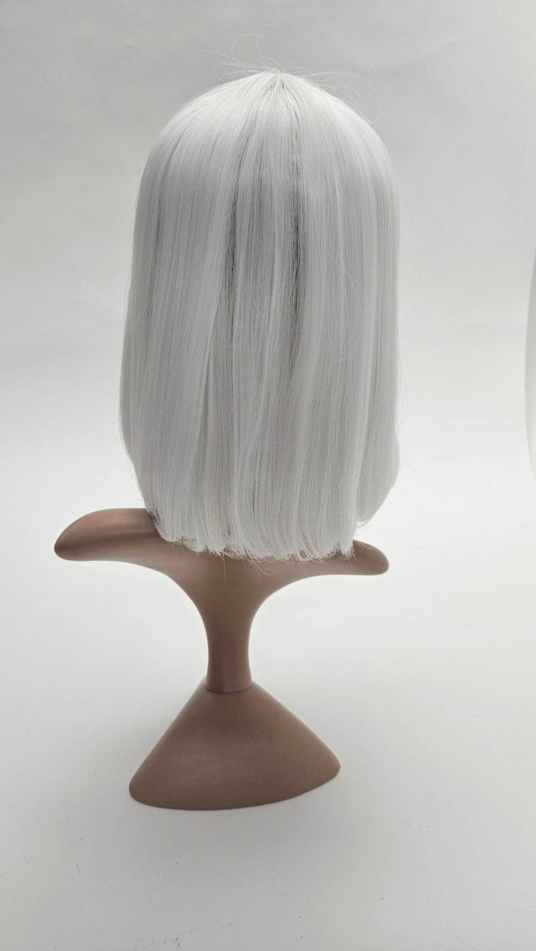 Tia - White Bob with Fringe Wig Tia - White Bob with Fringe Wig