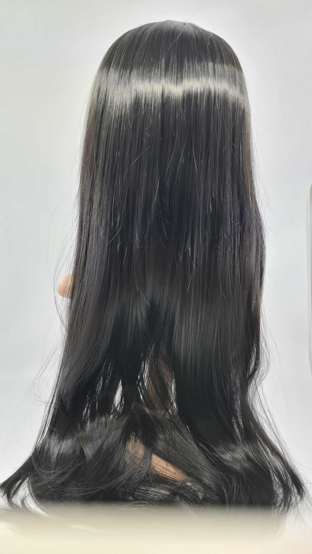 Wig- Morticia- Extra Long Straight Black