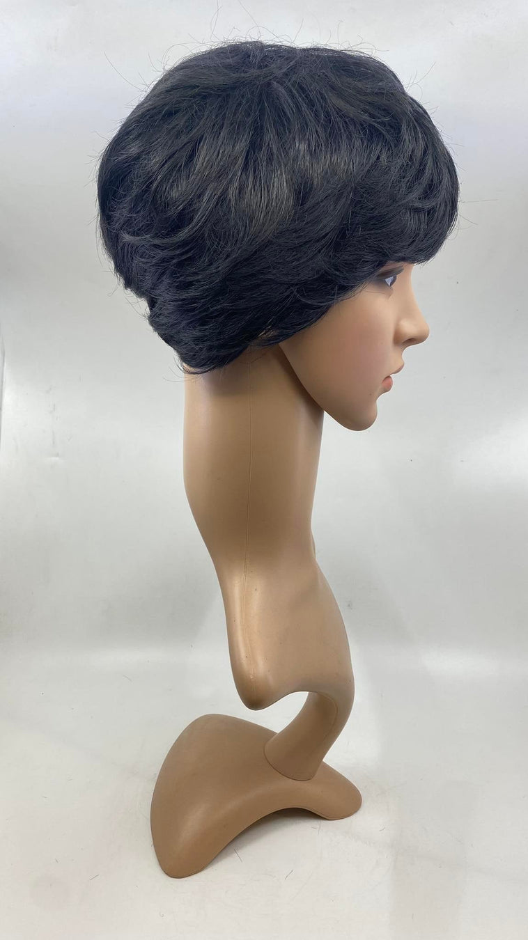 WIG- SHORT BLACK WIG- SHORT BLACK