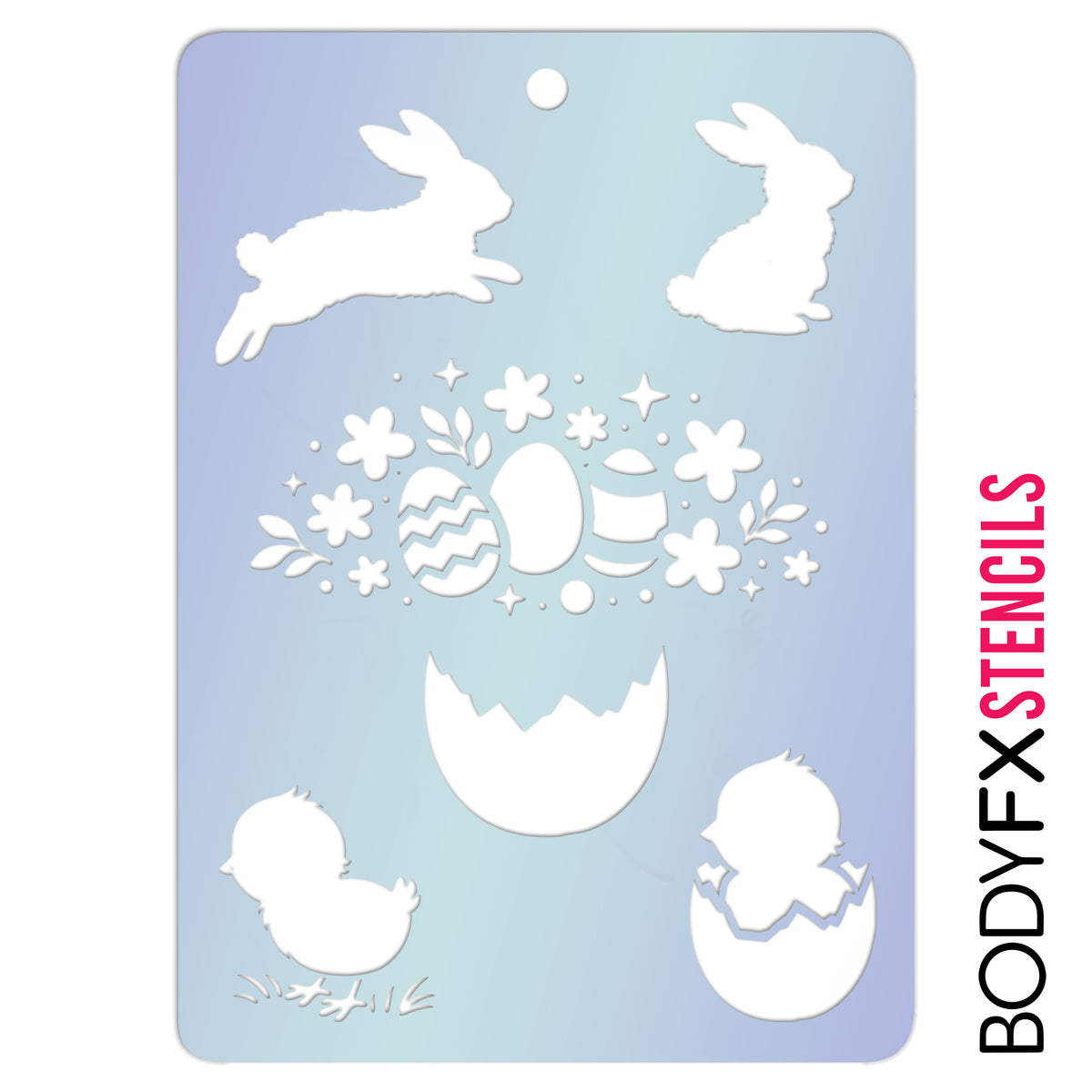 Bunnies & Chicks Stencil