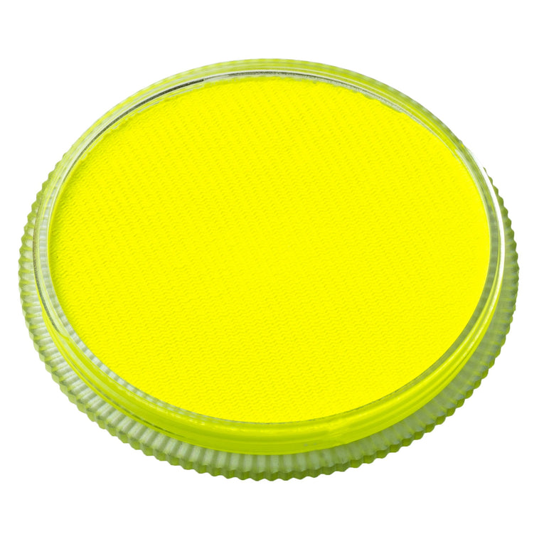 TAG Neon Yellow face paint 32g open pot