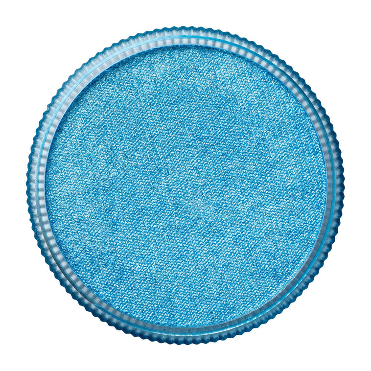 TAG Pearl Sky Blue face paint 32g colour swatch top view
