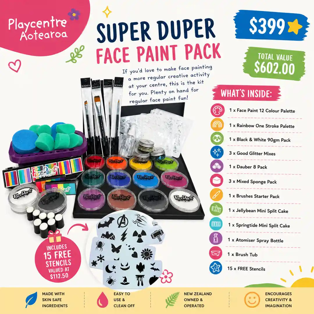 Super Duper Face Paint Pack