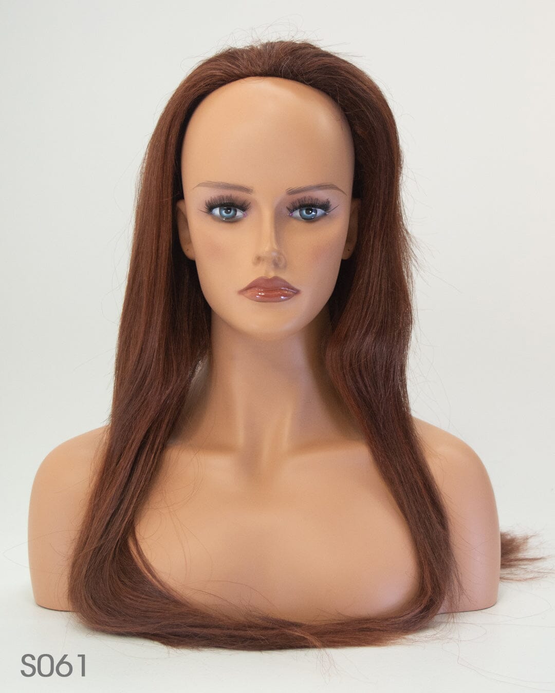Auburn Crown Piece-60cm - 3/4 Synthetic Hair Wig