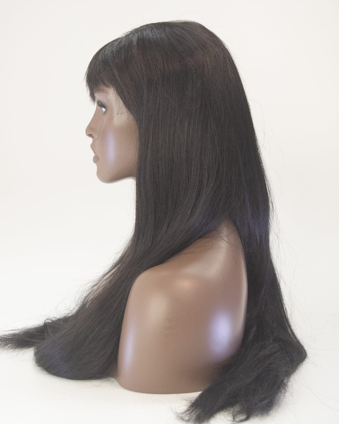 Black 80cm Synthetic Hair Wig