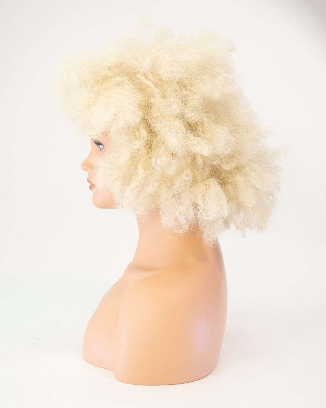 Blonde Long Synthetic Hair Afro Wig
