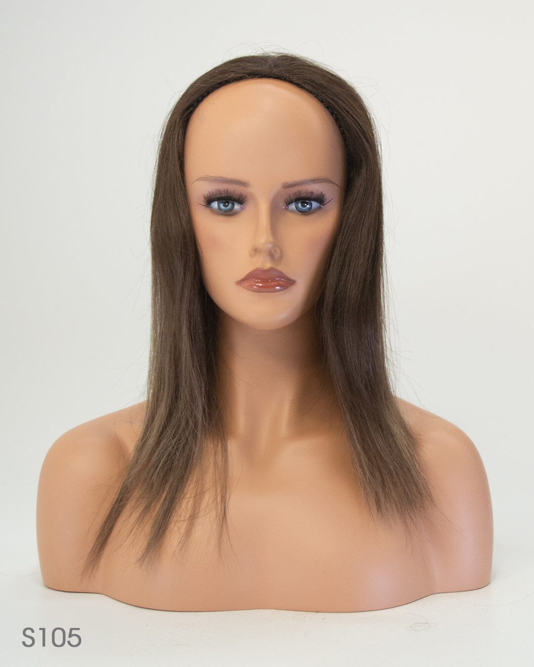 Brown 60cm Synthetic Hair Wig