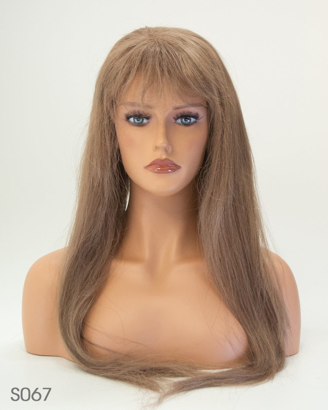 Brown 80cm Synthetic Hair Wig