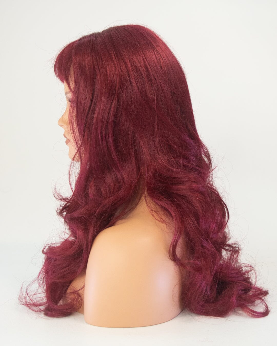 Burgandy Red 60cm Synthetic Hair Wig