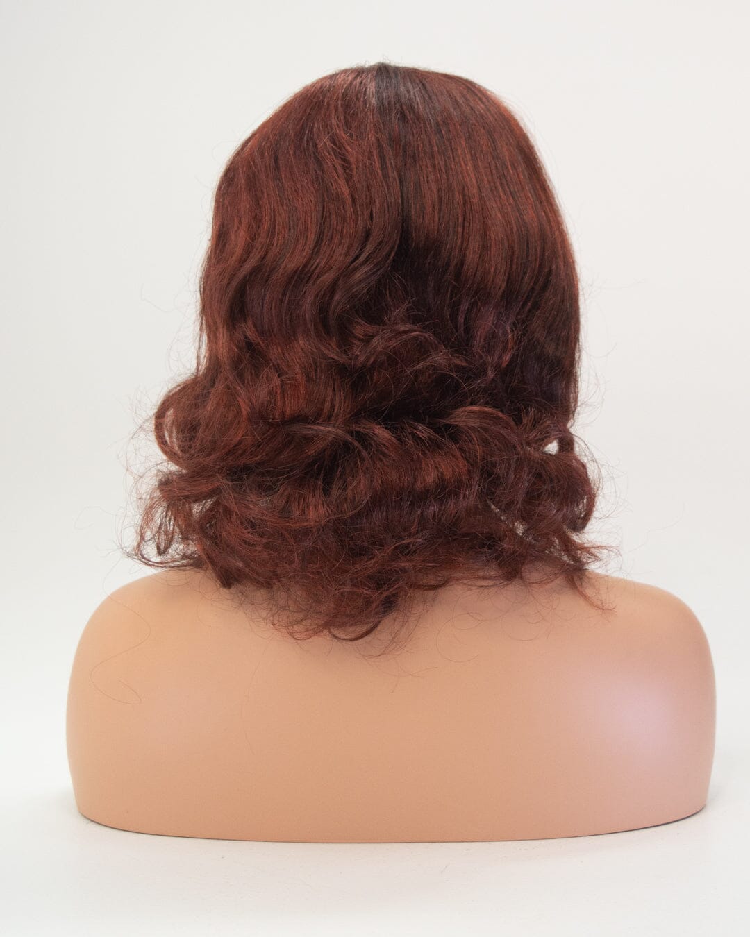 Dark Auburn Curly-30cm Synthetic Hair Wig