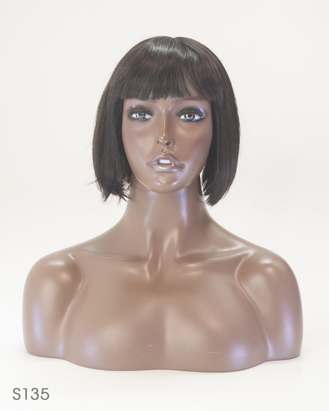 Dark Brown 25cm Synthetic Hair Wig