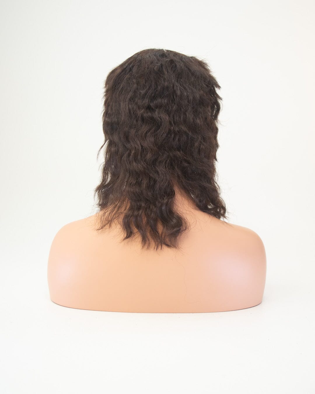 Dark Brown 35cm Human Hair Wig