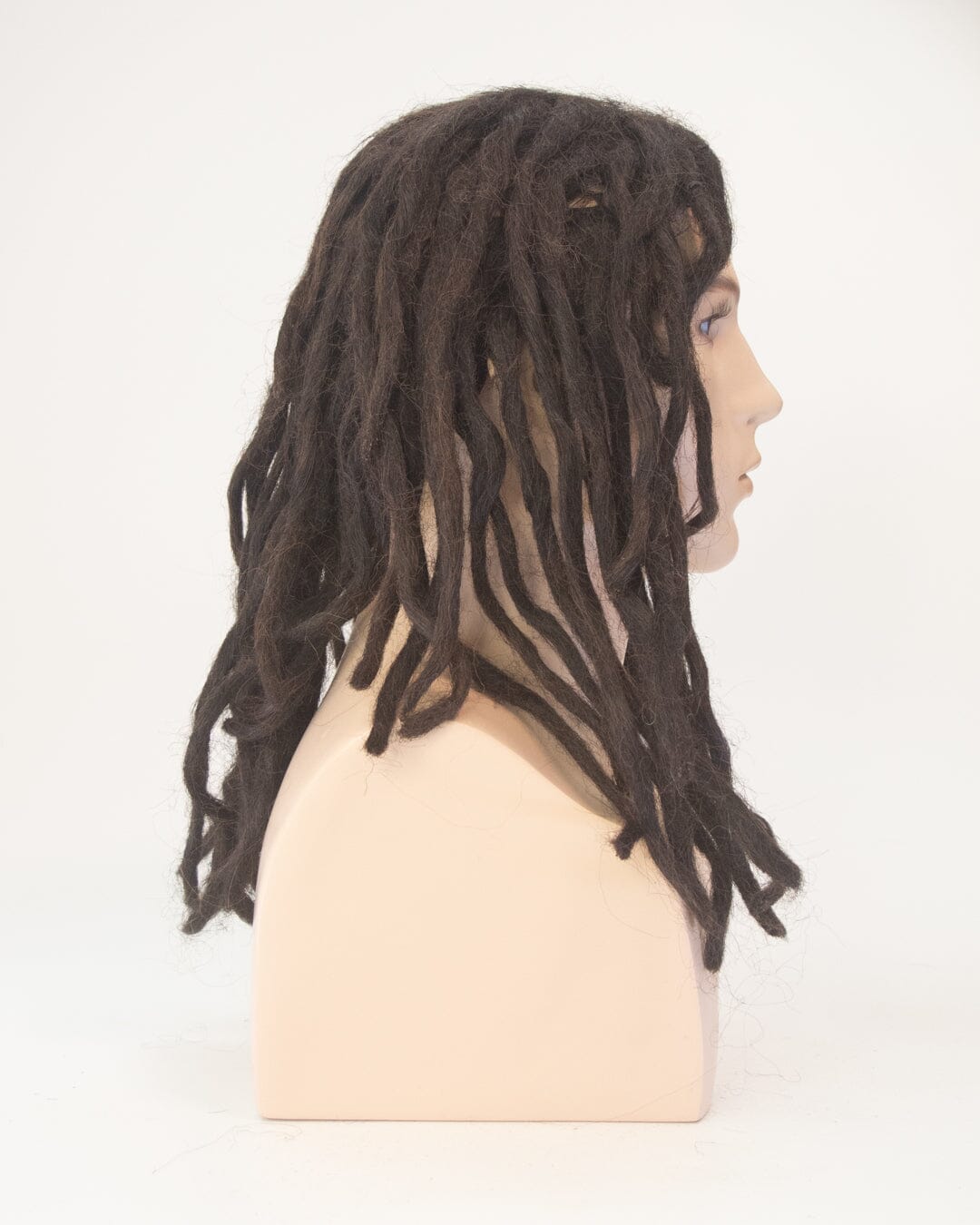 Dark Brown 50cm Synthetic Dreadlocked Hair Wig