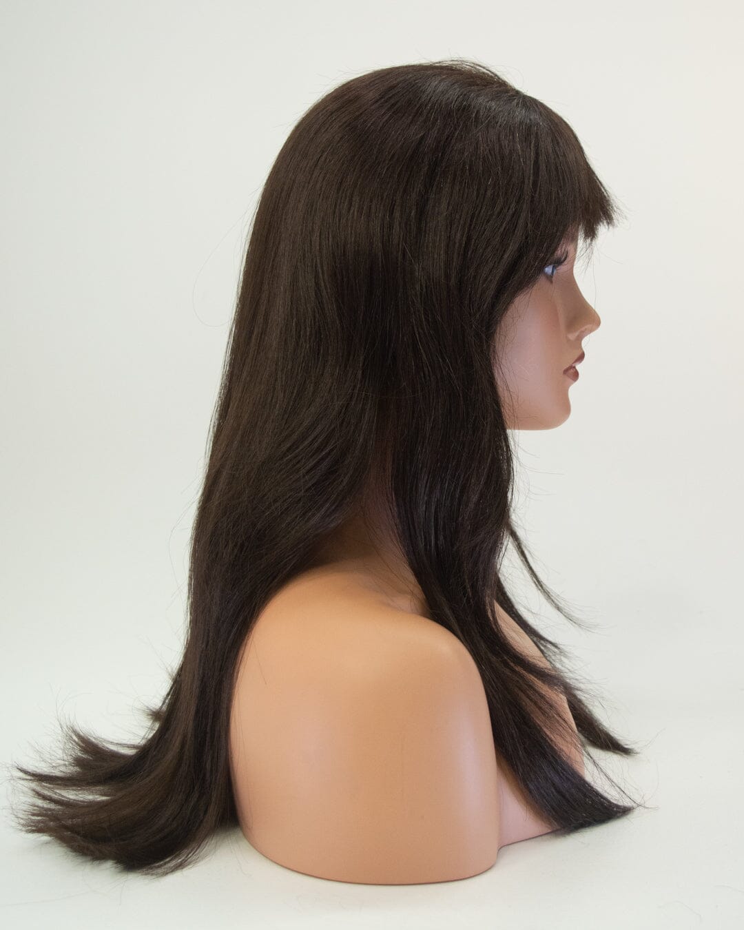 Dark Brown 60cm Synthetic Hair Wig