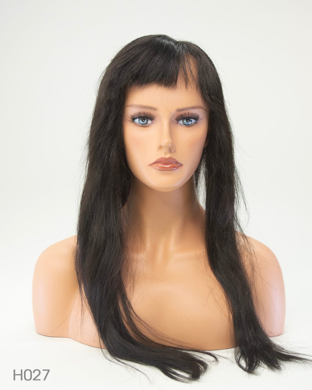 Dark Brown 70cm Lace Front Human Hair Wig