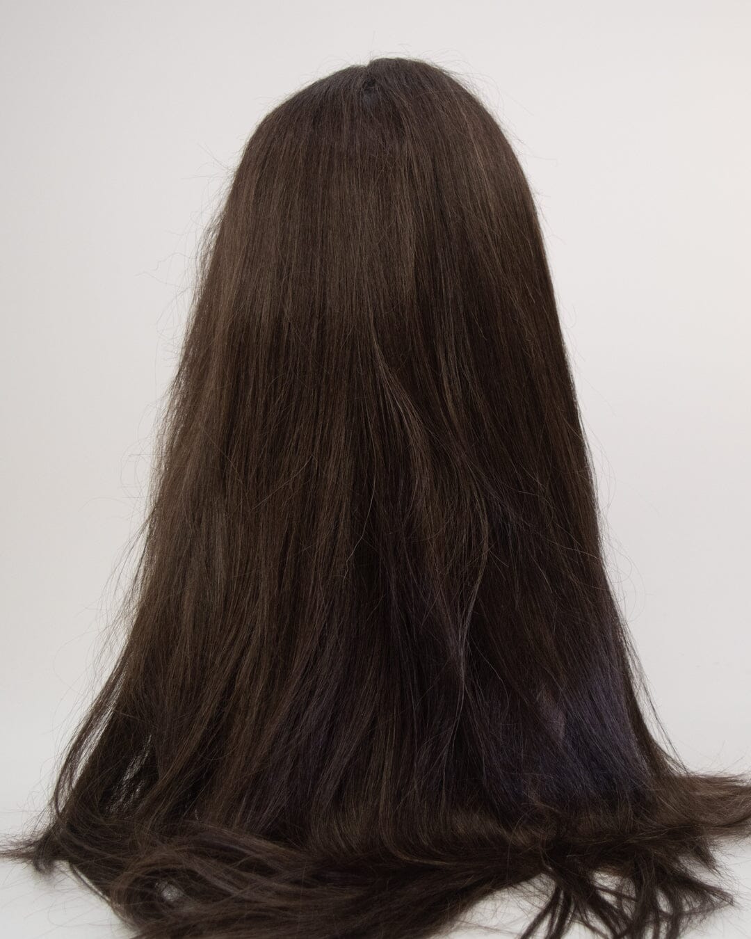 Dark Brown 90cm Synthetic Hair Wig