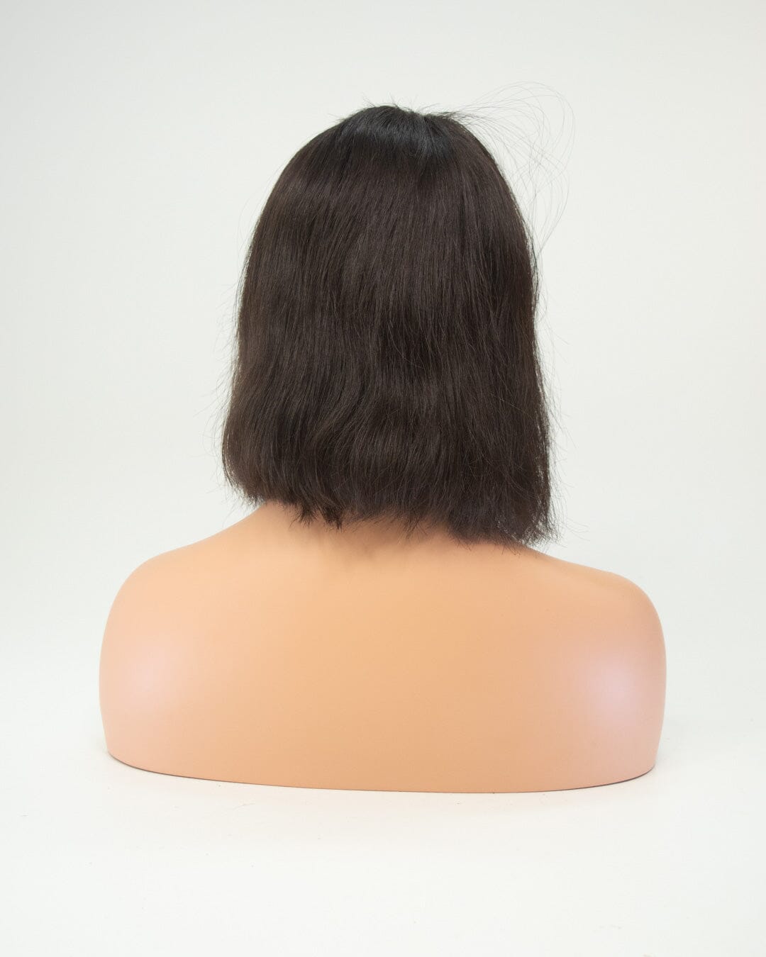 Dark Brown Bob- 30cm Lace Front Human Hair Wig