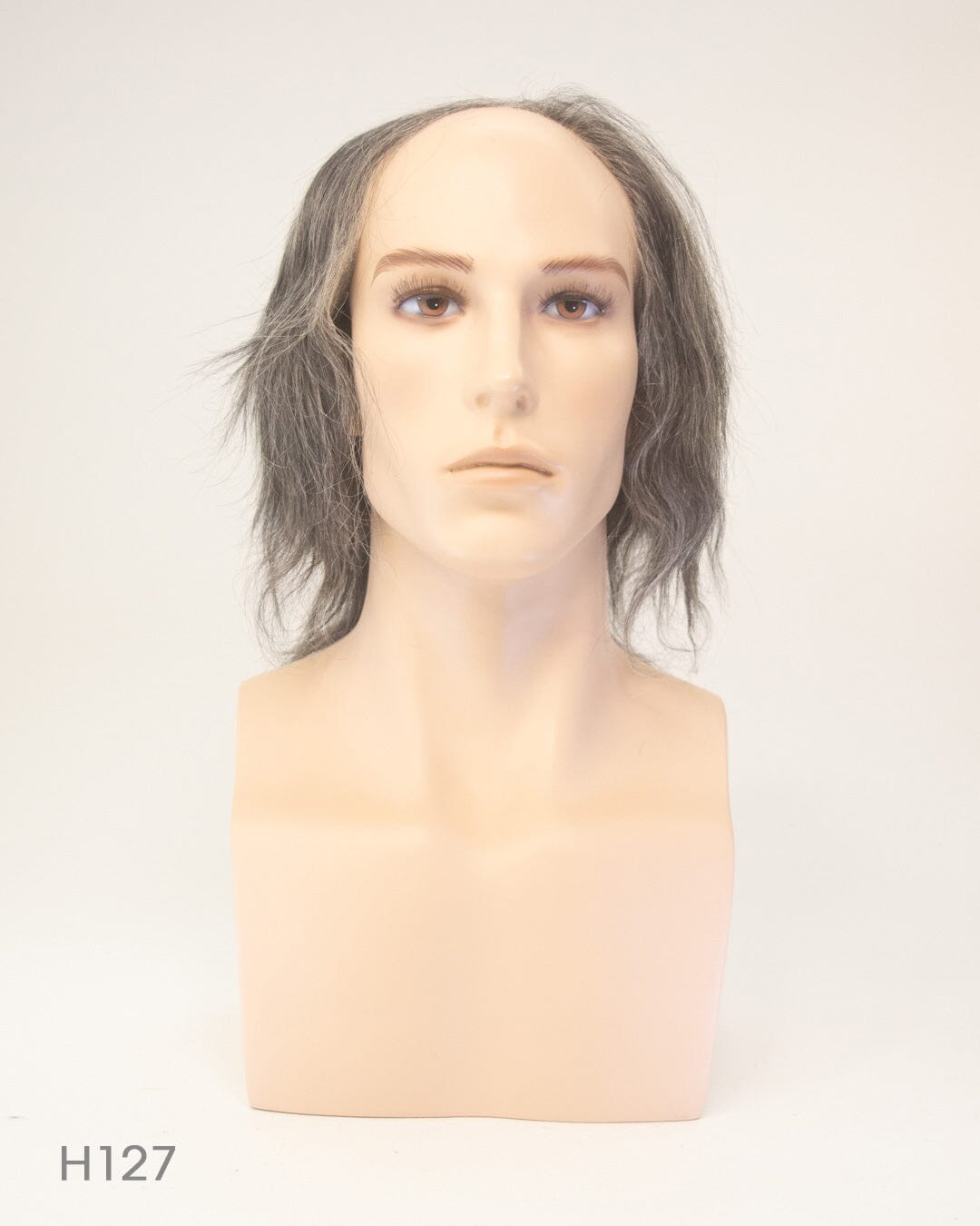 Dark Grey 35cm Lace Front Human Hair Wig