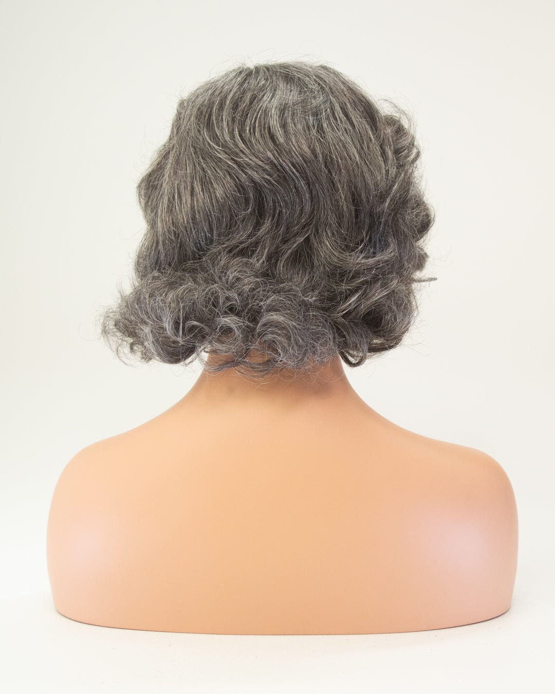 Dark Grey Curly 30cm Synthetic Hair Wig