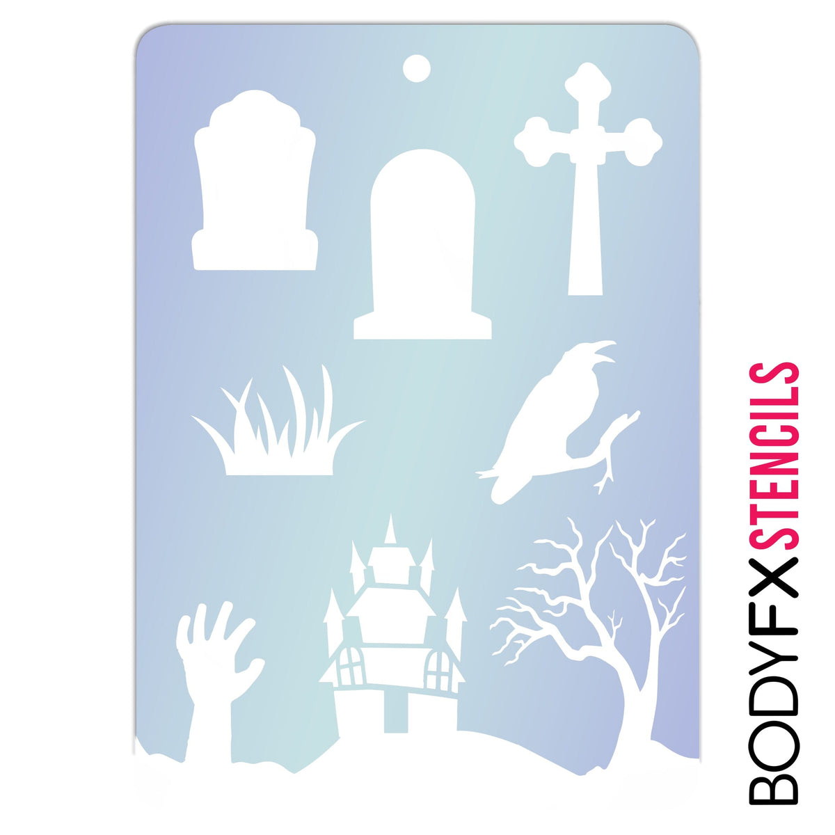 Graveyard Stencil