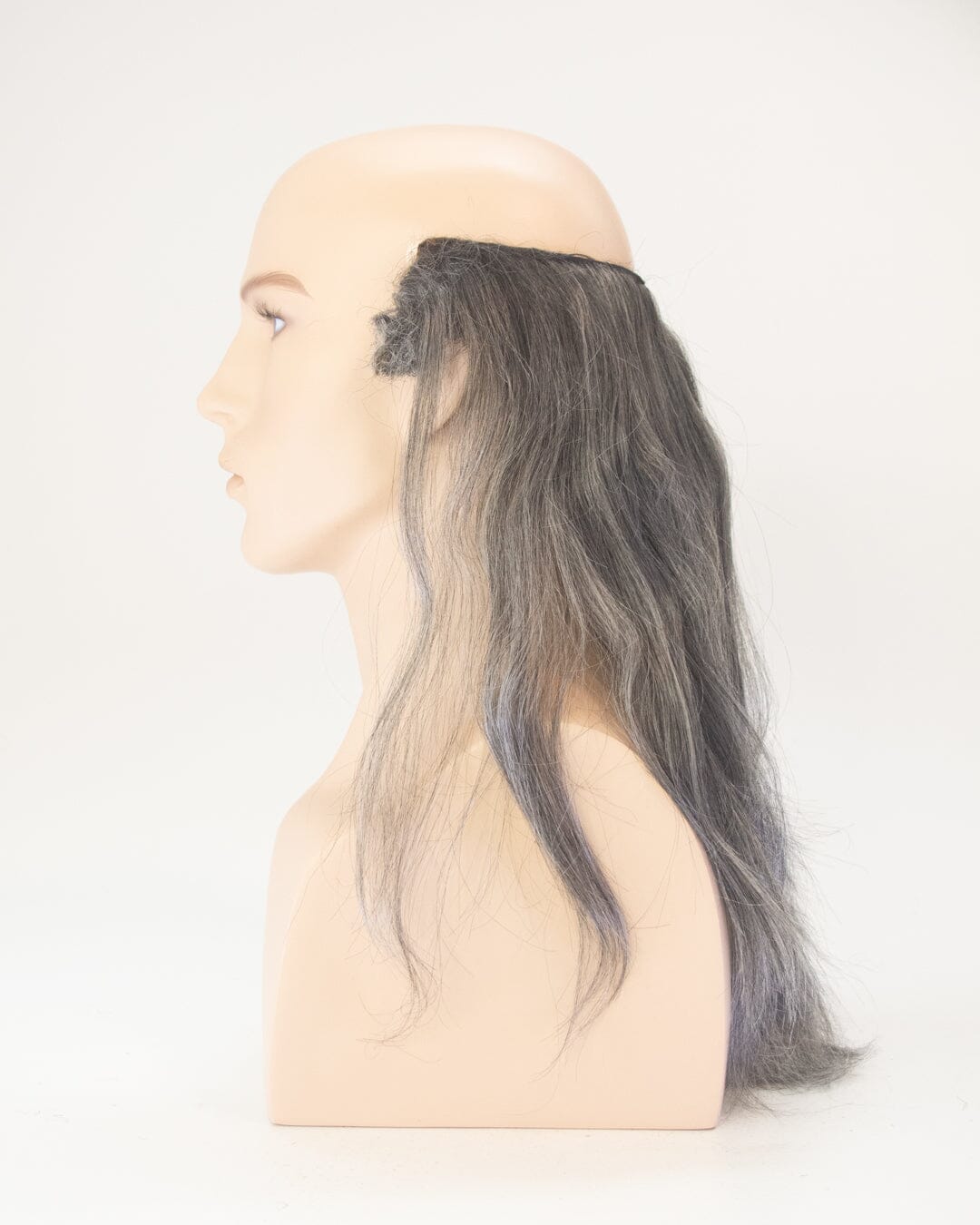 Grey 40cm Synthetic Hair Halo Wig