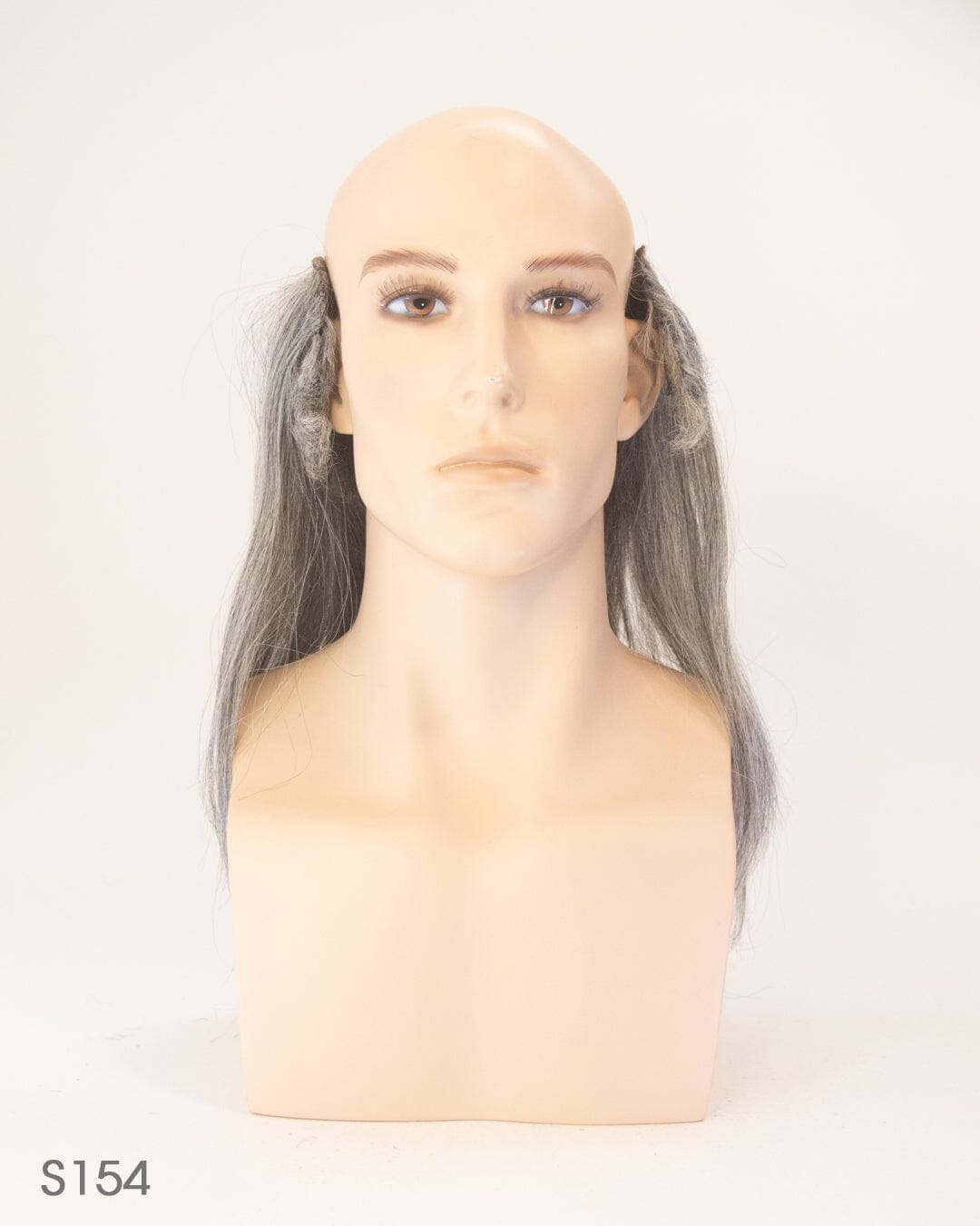 Grey 45cm Synthetic Hair Halo Wig