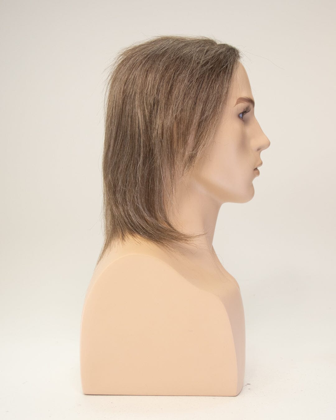 Grey Brown 40cm Synthetic Hair Wig