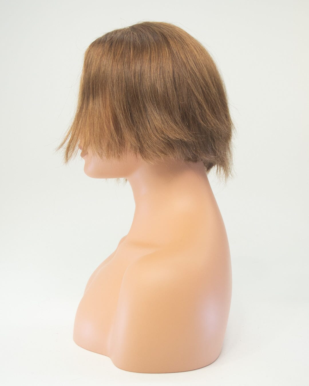 Light Brown 25cm Human Hair Wig