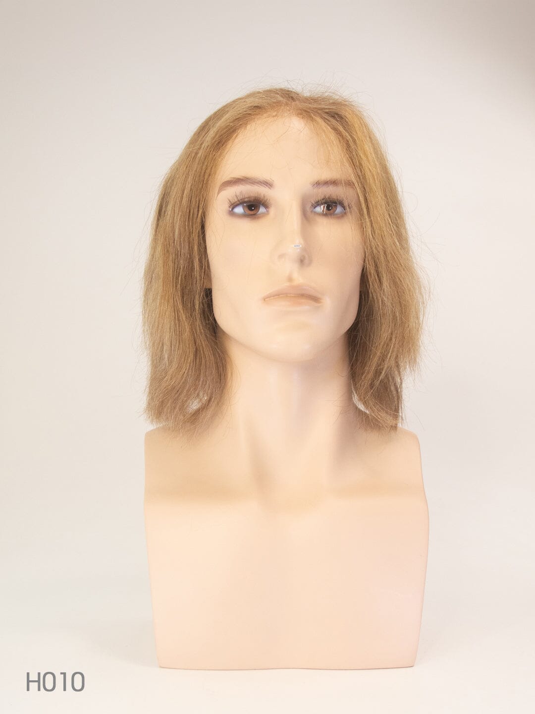 Light Brown 35cm Lace Front Human Hair Wig