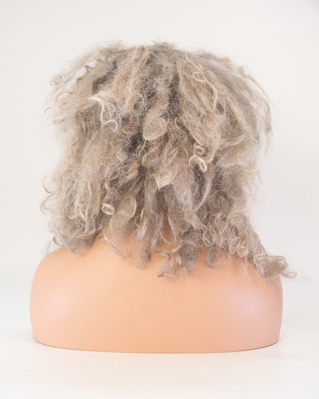 Light Brown/Grey 35cm Synthetic Hair Wig