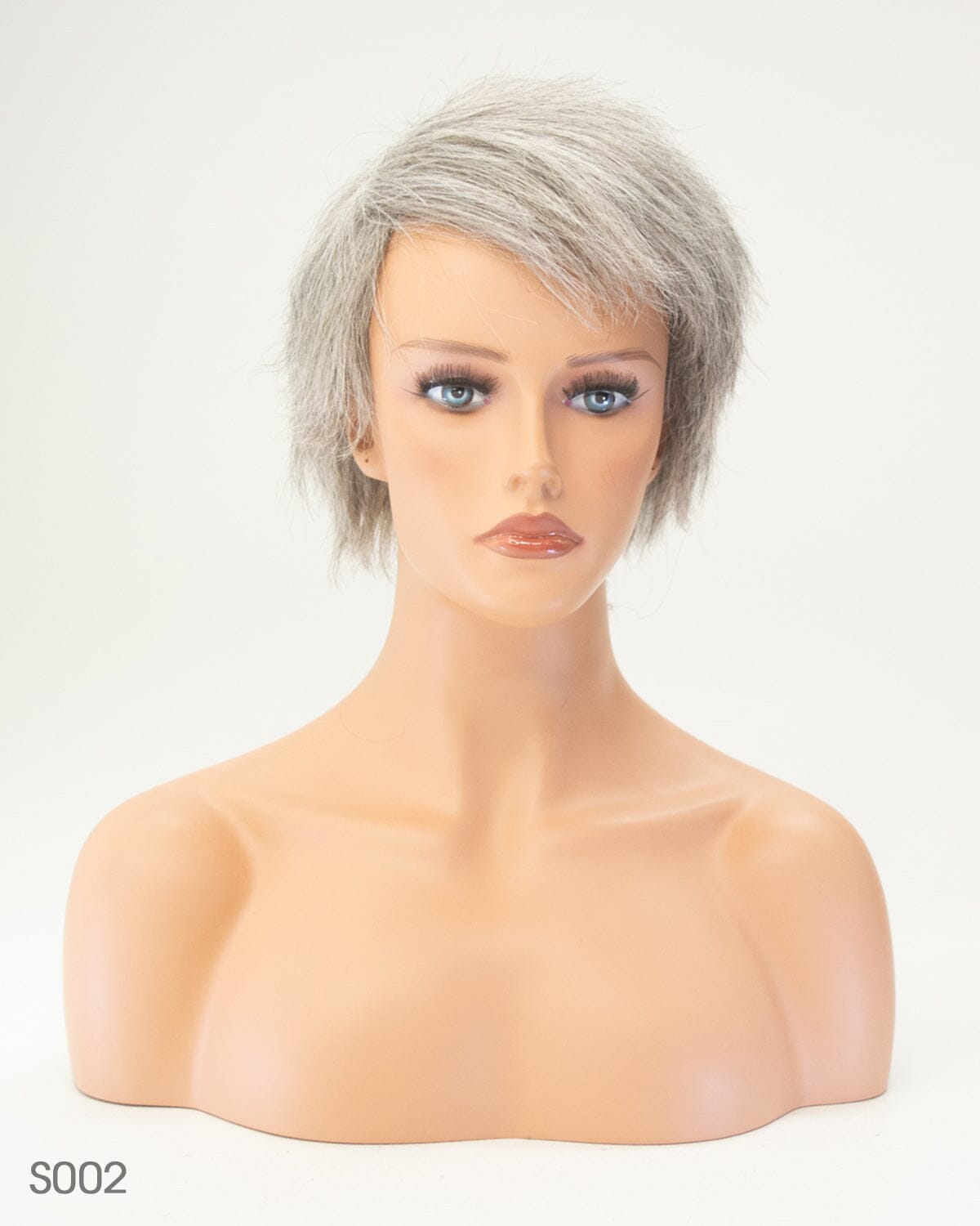 Light Grey 25cm Synthetic Hair Wig